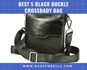 Black Buckle Crossbody Bag